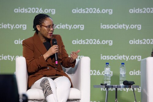 AIDS 2026, the 26th International AIDS Conference. Rio de Janeiro, Brazil.
Wednesday, 29 July 2026

SS01. After the emergency: Rebuiding sustainable access to HIV treatment and prevention.
In the photo: Nonhlanhla Ignata Ndlovu.

©️ Andréa Testoni / IAS