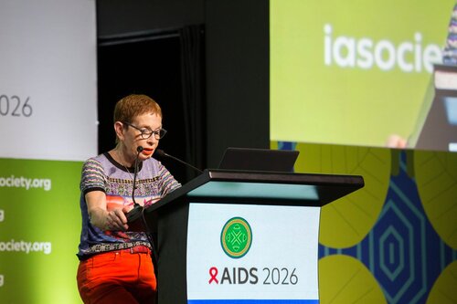 AIDS 2026, the 26th International AIDS Conference. Rio de Janeiro, Brazil.
Wednesday, 29 July 2026

SS01. After the emergency: Rebuiding sustainable access to HIV treatment and prevention.
In this photo: Nora Bar.

©️ Andréa Testoni / IAS