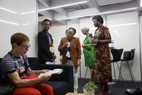 AIDS 2026, the 26th International AIDS Conference. Rio de Janeiro, Brazil.
Wednesday, 29 July 2026

SS01. After the emergency: Rebuiding sustainable access to HIV treatment and prevention.
In the photo: Nora Bar, Nonhlanhla Ignata Ndlovu, Olayide Akanni.

©️ Andréa Testoni / IAS