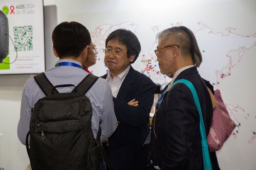 AIDS 2026, the 26th International AIDS Conference. Rio de Janeiro, Brazil.
Wednesday, 29 July 2026

MGAP. Gathering for IAS membersfrom Asia and the Pacific Islands.
In the photo: Tetsuro Matano.

©️ Andréa Testoni / IAS