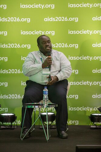 AIDS 2026, the 26th International AIDS Conference. Rio de Janeiro, Brazil.
Wednesday, 29 July 2026

SY18. Safeguarding space and services for key populations in the face of shrinking resources.
In the photo:  Jonah Onentiah

©️ Andréa Testoni / IAS