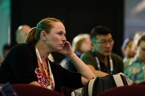 AIDS 2026, the 26th International AIDS Conference. Rio de Janeiro, Brazil.
Thursday, 30 July 2026.

MM03. IAS Regional Members' Meeting: United States and Canada.
In the photo: Audience.

©️ Rogério von Krüger / IAS
