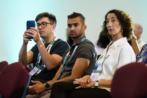 AIDS 2026, the 26th International AIDS Conference. Rio de Janeiro, Brazil.
Thursday, 30 July 2026.

MM03. IAS Regional Members' Meeting: United States and Canada.
In the photo: Audience.

©️ Rogério von Krüger / IAS