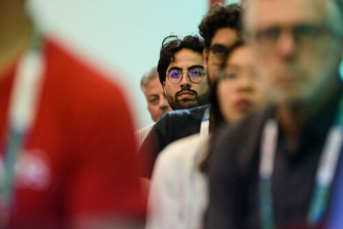 AIDS 2026, the 26th International AIDS Conference. Rio de Janeiro, Brazil.
Thursday, 30 July 2026.

MM03. IAS Regional Members' Meeting: United States and Canada.
In the photo: Audience.

©️ Rogério von Krüger / IAS