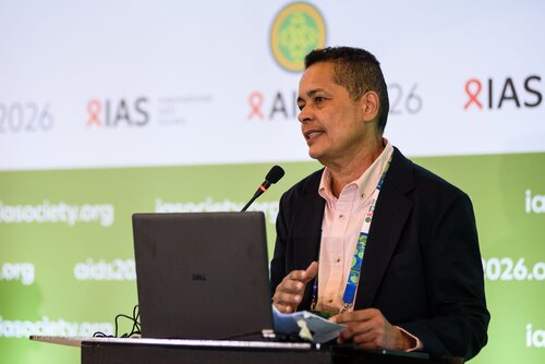 AIDS 2026, the 26th International AIDS Conference. Rio de Janeiro, Brazil.
Thursday, 30 July 2026.

MM03. IAS Regional Members' Meeting: United States and Canada.
In the photo: Asa Radix.

©️ Rogério von Krüger / IAS