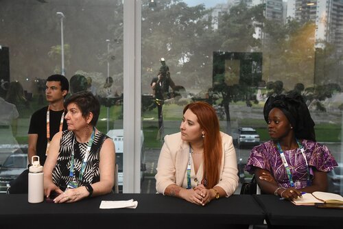 AIDS 2026, the 26th International AIDS Conference. Rio de Janeiro, Brazil.
Wednesday, 29 July 2026.

ETAF. Evidence to Action Forum.
In the photos: Presenters and audience.

© Márcia Moreira / IAS.