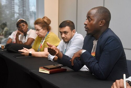 AIDS 2026, the 26th International AIDS Conference. Rio de Janeiro, Brazil.
Wednesday, 29 July 2026.

ETAF. Evidence to Action Forum.
In the photos: Presenters and audience.

© Márcia Moreira / IAS.