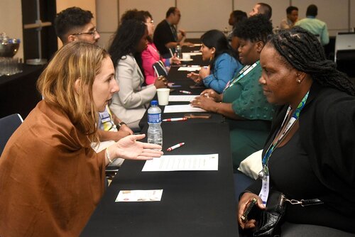 AIDS 2026, the 26th International AIDS Conference. Rio de Janeiro, Brazil.
Wednesday, 29 July 2026.

SCHOLSNET. Scholarships speed networking.

© Márcia Moreira / IAS.