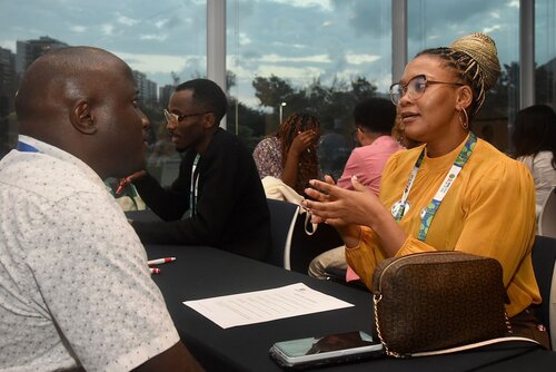 AIDS 2026, the 26th International AIDS Conference. Rio de Janeiro, Brazil.
Wednesday, 29 July 2026.

SCHOLSNET. Scholarships speed networking.

© Márcia Moreira / IAS.