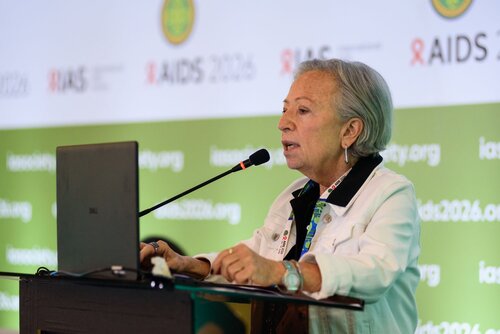 AIDS 2026, the 26th International AIDS Conference. Rio de Janeiro, Brazil.
Thursday, 30 July 2026.

MM04. IAS Regional Members' Meeting: Latin America and the Caribbean.
In the photo: Adele Benzaken.

©️ Rogério von Krüger / IAS
