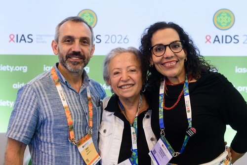 AIDS 2026, the 26th International AIDS Conference. Rio de Janeiro, Brazil.
Thursday, 30 July 2026.

MM04. IAS Regional Members' Meeting: Latin America and the Caribbean.
In the photo: Omar Sued, Adele Benzaken, Hortencia Peralta.

©️ Rogério von Krüger / IAS
