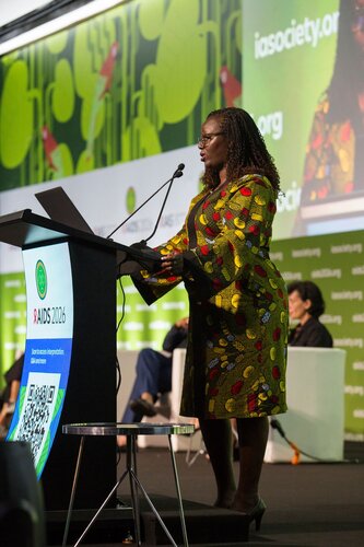 AIDS 2026, the 26th International AIDS Conference. Rio de Janeiro, Brazil.
Thursday, 30 July 2026

PL03. Breaking down silos.
In the photo: Immaculate Owomugisha Bazare.

©️ Andréa Testoni / IAS