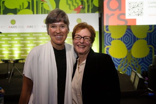 AIDS 2026, the 26th International AIDS Conference. Rio de Janeiro, Brazil.
Thursday, 30 July 2026

PL03. Breaking down silos.
In the photo: Paula Mendes Luz, Beatriz Grinsztejn.

©️ Andréa Testoni / IAS