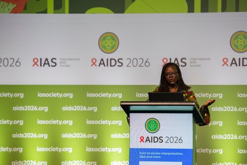 AIDS 2026, the 26th International AIDS Conference. Rio de Janeiro, Brazil.
Thursday, 30 July 2026

PL03. Breaking down silos.
In the photo: Immaculate Owomugisha Bazare.

©️ Andréa Testoni / IAS