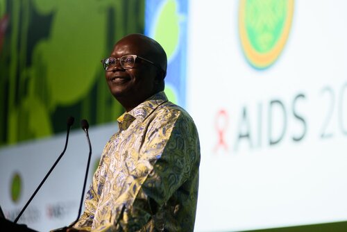 AIDS 2026, the 26th International AIDS Conference. Rio de Janeiro, Brazil.
Friday, 31 July 2026.

CL01. Closing session.
In the photo: Kenneth Ngure.

©️ Rogério von Krüger / IAS