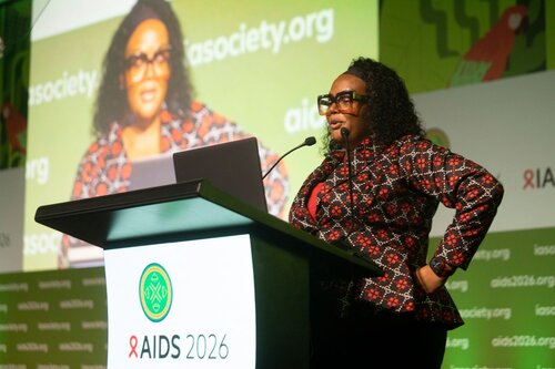 AIDS 2026, the 26th International AIDS Conference. Rio de Janeiro, Brazil.
Friday, 31 July 2026.

PL05. Rapporteur report-back session.
In the photo:Catherine Koofhethile, Botswana Harvard Health Partnership (BHP), Botswana.