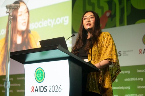 AIDS 2026, the 26th International AIDS Conference. Rio de Janeiro, Brazil.
Friday, 31 July 2026.

PL05. Rapporteur report-back session.
In the photo:Alegra Wolter, Suara Kita and the Kirby Institute, Indonesia.