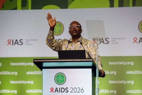 AIDS 2026, the 26th International AIDS Conference. Rio de Janeiro, Brazil.
Friday, 31 July 2026

CL01. Closing Session.
In the photo: Kenneth Ngure.

©️ Andréa Testoni / IAS