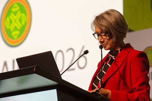 AIDS 2026, the 26th International AIDS Conference. Rio de Janeiro, Brazil.
Friday, 31 July 2026

CL01. Closing Session.
In the photo: Birgit Poniatowski

©️ Andréa Testoni / IAS