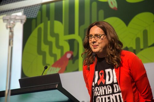 AIDS 2026, the 26th International AIDS Conference. Rio de Janeiro, Brazil.
Friday, 31 July 2026

CL01. Closing Session.
In the photo: Duda Salabert Rosa.

©️ Andréa Testoni / IAS