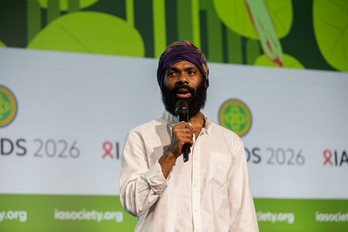 AIDS 2026, the 26th International AIDS Conference. Rio de Janeiro, Brazil.
Friday, 31 July 2026

CL01. Closing Session.
In the photo: Jean Vinicius.

©️ Andréa Testoni / IAS