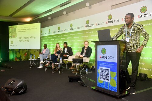AIDS 2026, the 26th International AIDS Conference. Rio de Janeiro, Brazil.
Fryday, 31 July 2026.

SY29. Rebuilding trust and financing in a fractured world.
In the photos: Panellists.

© Márcia Moreira / IAS.