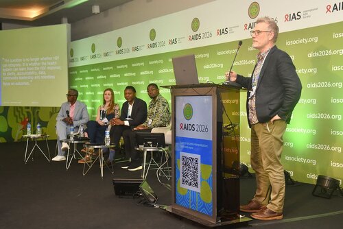 AIDS 2026, the 26th International AIDS Conference. Rio de Janeiro, Brazil.
Fryday, 31 July 2026.

SY29. Rebuilding trust and financing in a fractured world.
In the photos: Panellists.

© Márcia Moreira / IAS.