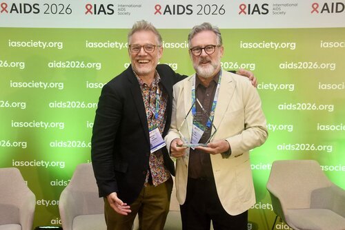 AIDS 2026, the 26th International AIDS Conference. Rio de Janeiro, Brazil.
Fryday, 31 July 2026.

SY29. Rebuilding trust and financing in a fractured world.
In the photos: Mike Reid and Ben Plumley.

© Márcia Moreira / IAS.