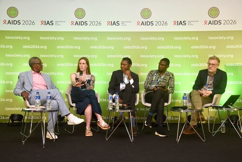 AIDS 2026, the 26th International AIDS Conference. Rio de Janeiro, Brazil.
Fryday, 31 July 2026.

SY29. Rebuilding trust and financing in a fractured world.
In the photos: Panellists.

© Márcia Moreira / IAS.