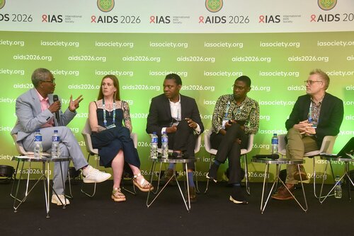 AIDS 2026, the 26th International AIDS Conference. Rio de Janeiro, Brazil.
Fryday, 31 July 2026.

SY29. Rebuilding trust and financing in a fractured world.
In the photos: Panellists.

© Márcia Moreira / IAS.