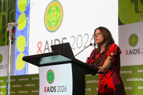 AIDS 2026, the 26th International AIDS Conference. Rio de Janeiro, Brazil.
Friday, 31 July 2026

CL01. Closing Session.
In the photo: Claudia Cortes.

©️ Andréa Testoni / IAS