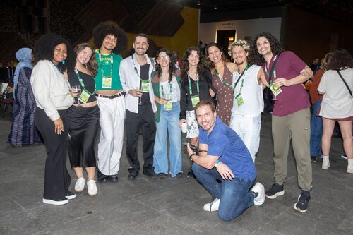 AIDS 2026, the 26th International AIDS Conference. Rio de Janeiro, Brazil.
Friday, 31July 2026.

VOLPARTY. .Volunteers party
In the photo: Voluteers gathering at volunteers party at the end of the conference.