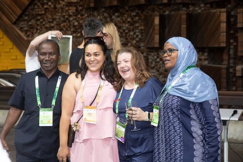 AIDS 2026, the 26th International AIDS Conference. Rio de Janeiro, Brazil.
Friday, 31July 2026.

VOLPARTY. .Volunteers party
In the photo: Voluteers gathering at volunteers party at the end of the conference.