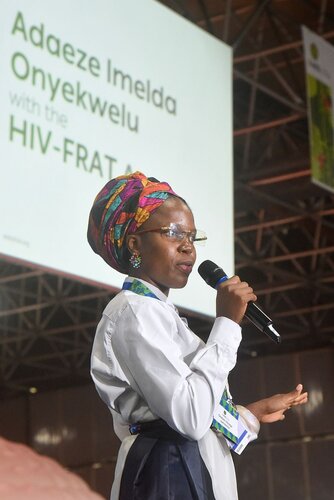 AIDS 2026, the 26th International AIDS Conference. Rio de Janeiro, Brazil.

GVMS17. Pitch Perfect: Young Leaders take the mic.
In the photo: Team pitching.

© Márcia Moreira / IAS.