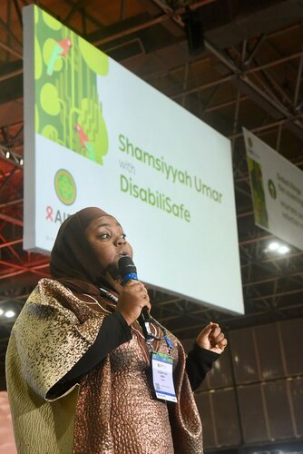 AIDS 2026, the 26th International AIDS Conference. Rio de Janeiro, Brazil.

GVMS17. Pitch Perfect: Young Leaders take the mic.
In the photo: Team pitching.

© Márcia Moreira / IAS.