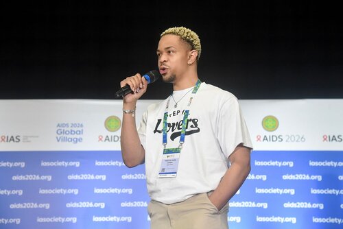 AIDS 2026, the 26th International AIDS Conference. Rio de Janeiro, Brazil.

GVMS17. Pitch Perfect: Young Leaders take the mic.
In the photo: Moderators.

© Márcia Moreira / IAS.