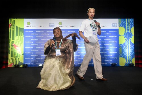 AIDS 2026, the 26th International AIDS Conference. Rio de Janeiro, Brazil.

GVMS17. Pitch Perfect: Young Leaders take the mic.
In the photo: Pitchers and moderators.

© Márcia Moreira / IAS.