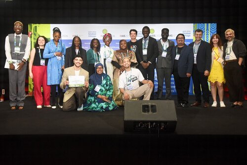 AIDS 2026, the 26th International AIDS Conference. Rio de Janeiro, Brazil.

GVMS17. Pitch Perfect: Young Leaders take the mic.
In the photo: Group of pitchers and panel.

© Márcia Moreira / IAS.