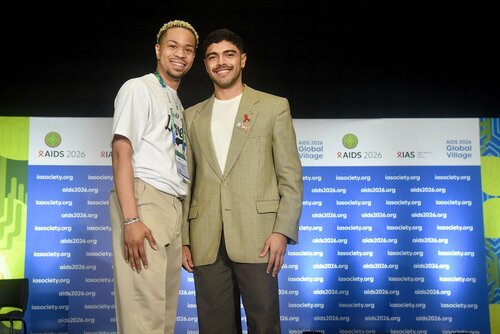AIDS 2026, the 26th International AIDS Conference. Rio de Janeiro, Brazil.

GVMS17. Pitch Perfect: Young Leaders take the mic.
In the photo: Pitchers and moderators.

© Márcia Moreira / IAS.