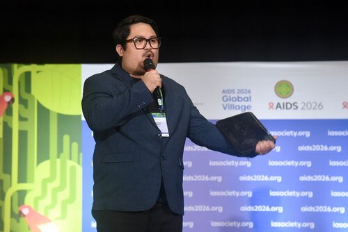 AIDS 2026, the 26th International AIDS Conference. Rio de Janeiro, Brazil.

GVMS17. Pitch Perfect: Young Leaders take the mic.
In the photo: Moderators.

© Márcia Moreira / IAS.