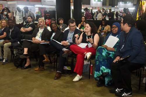 AIDS 2026, the 26th International AIDS Conference. Rio de Janeiro, Brazil.

GVMS17. Pitch Perfect: Young Leaders take the mic.
In the photo: Panel.

© Márcia Moreira / IAS.