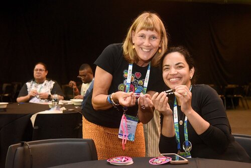 AIDS 2026., the 26th International AIDS Conference. Rio de Janeiro, Brazil.
Thursday, 30 July 2026.

WS19. Bead the change: Messages of hope from the HIV response.

© Márcia Moreira / IAS.