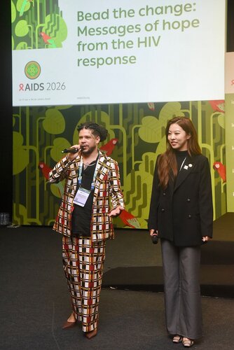 AIDS 2026., the 26th International AIDS Conference. Rio de Janeiro, Brazil.
Thursday, 30 July 2026.

WS19. Bead the change: Messages of hope from the HIV response.

© Márcia Moreira / IAS.