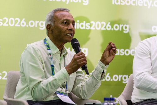 AIDS 2026, the 26th International AIDS Conference. Rio de Janeiro, Brazil.                            Wednesday, 29 July 2026.

SAT37. Unfinished business: ending preventable deaths from advanced HIV disease in a changing HIV response.
In the photo: Yogan Pillayl.     

©️ Rogério von Krüger / IAS