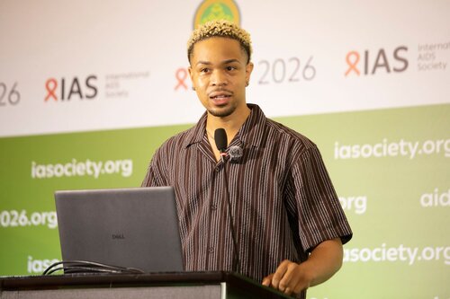 AIDS 2026, the 26th International AIDS Conference. Rio de Janeiro, Brazil.
Monday, 27 July 2026.

SAT15. Barriers and facilitators of person-centred care for key and vulnerable populations.
In the photo: Princess Jauan Durbin

© Felipe Varanda / IAS