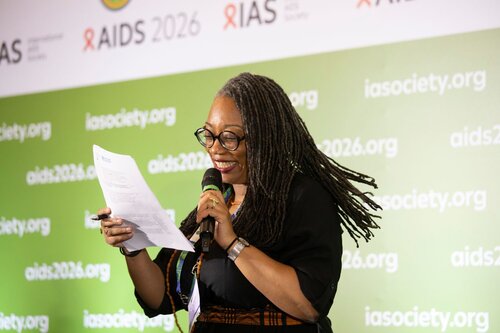 AIDS 2026, the 26th International AIDS Conference. Rio de Janeiro, Brazil.
Monday, 27 July 2026.

SAT15. Barriers and facilitators of person-centred care for key and vulnerable populations.
In the photo: Clarice Pinto.

© Felipe Varanda / IAS