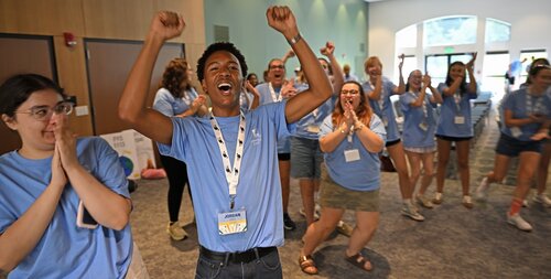 Members of the Class of 2030 attend the various activities of the first say of Welcome Weekend Wednesday, August 26, 2026. (Connecticut College photos by Sean D. Elliot)