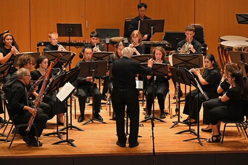 Fall Weekend, Music Department Prism Concert featuring the CC Singers, CC Orchestra, CC Wind Ensemble, and CC Jazz Ensemble Friday, October 9, 2026 in Evans Hall. (Connecticut College photos by Sean D. Elliot)