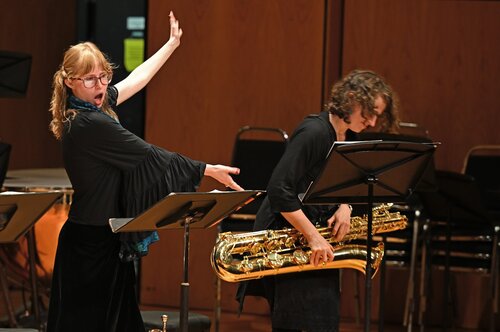 Fall Weekend, Music Department Prism Concert featuring the CC Singers, CC Orchestra, CC Wind Ensemble, and CC Jazz Ensemble Friday, October 9, 2026 in Evans Hall. (Connecticut College photos by Sean D. Elliot)