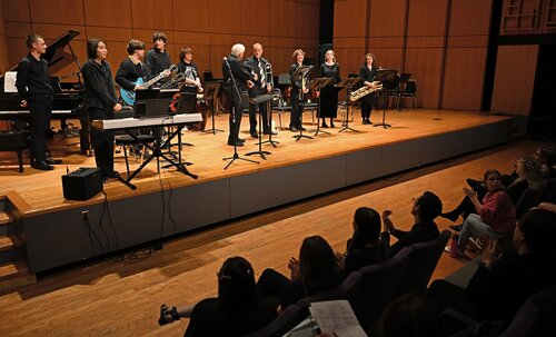 Fall Weekend, Music Department Prism Concert featuring the CC Singers, CC Orchestra, CC Wind Ensemble, and CC Jazz Ensemble Friday, October 9, 2026 in Evans Hall. (Connecticut College photos by Sean D. Elliot)